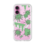 スリムプロテクションプレミアムケース with MagSafe［ PAINTING SMILE Green ］