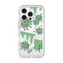 スリムプロテクションプレミアムケース with MagSafe［ PAINTING SMILE Green ］