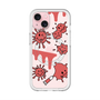 スリムプロテクションプレミアムケース with MagSafe［ PAINTING SMILE Red ］