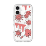 スリムプロテクションプレミアムケース with MagSafe［ PAINTING SMILE Red ］