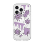 スリムプロテクションプレミアムケース with MagSafe［ PAINTING SMILE Purple ］