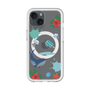 スリムプロテクションプレミアムケース with MagSafe［ DRAWING PAPER Blue ］