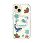 スリムプロテクションプレミアムケース with MagSafe［ DRAWING PAPER Blue ］