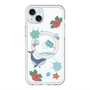 スリムプロテクションプレミアムケース with MagSafe［ DRAWING PAPER Blue ］