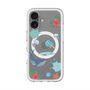 スリムプロテクションプレミアムケース with MagSafe［ DRAWING PAPER Blue ］