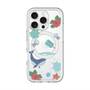 スリムプロテクションプレミアムケース with MagSafe［ DRAWING PAPER Blue ］
