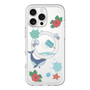 スリムプロテクションプレミアムケース with MagSafe［ DRAWING PAPER Blue ］