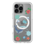 スリムプロテクションプレミアムケース with MagSafe［ DRAWING PAPER Blue ］
