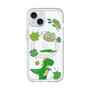 スリムプロテクションプレミアムケース with MagSafe［ DRAWING PAPER Green ］