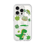 スリムプロテクションプレミアムケース with MagSafe［ DRAWING PAPER Green ］