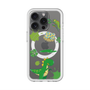 スリムプロテクションプレミアムケース with MagSafe［ DRAWING PAPER Green ］