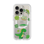 スリムプロテクションプレミアムケース with MagSafe［ DRAWING PAPER Green ］