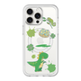 スリムプロテクションプレミアムケース with MagSafe［ DRAWING PAPER Green ］