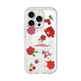 スリムプロテクションプレミアムケース with MagSafe［ DRAWING PAPER Red ］