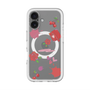 スリムプロテクションプレミアムケース with MagSafe［ DRAWING PAPER Red ］