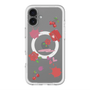 スリムプロテクションプレミアムケース with MagSafe［ DRAWING PAPER Red ］