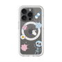 スリムプロテクションプレミアムケース with MagSafe［ DRAWING PAPER White ］