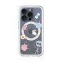 スリムプロテクションプレミアムケース with MagSafe［ DRAWING PAPER White ］