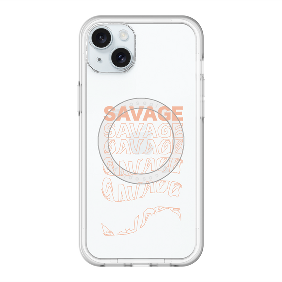 スリムプロテクションプレミアムケース with MagSafe［ SAVAGE Orange ］
