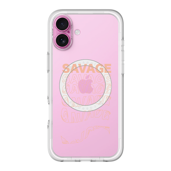スリムプロテクションプレミアムケース with MagSafe［ SAVAGE Orange ］