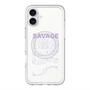 スリムプロテクションプレミアムケース with MagSafe［ SAVAGE Purple ］