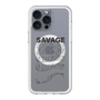 スリムプロテクションプレミアムケース with MagSafe［ SAVAGE Black ］