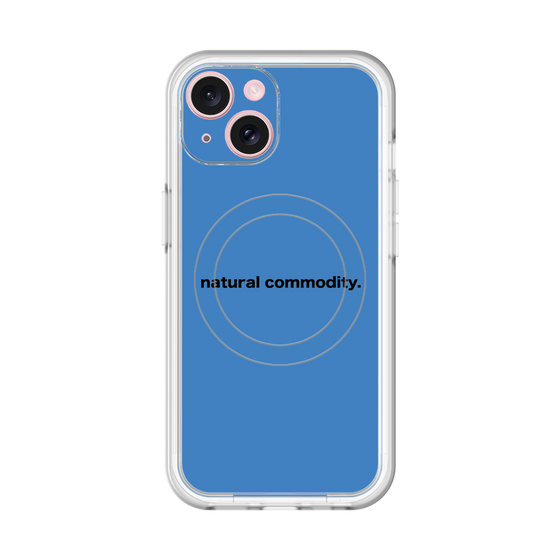 スリムプロテクションプレミアムケース with MagSafe［ NATURAL COMMODITY Blue ］