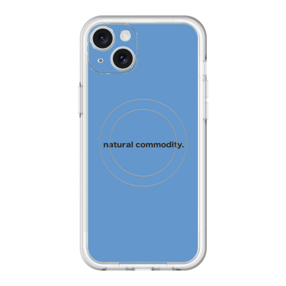 スリムプロテクションプレミアムケース with MagSafe［ NATURAL COMMODITY Blue ］