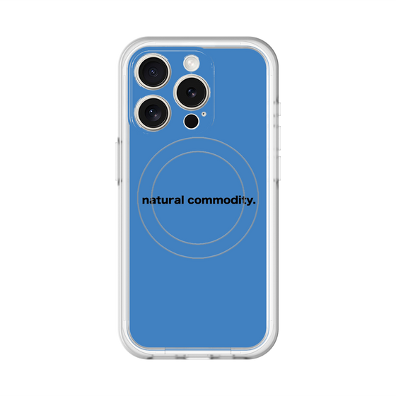 スリムプロテクションプレミアムケース with MagSafe［ NATURAL COMMODITY Blue ］