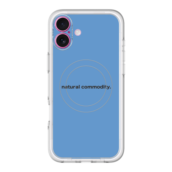 スリムプロテクションプレミアムケース with MagSafe［ NATURAL COMMODITY Blue ］