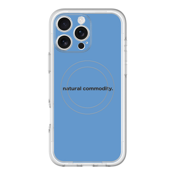 スリムプロテクションプレミアムケース with MagSafe［ NATURAL COMMODITY Blue ］