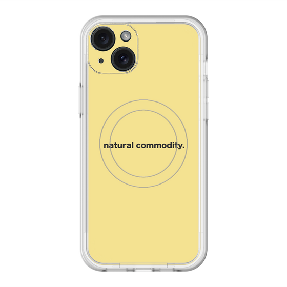 スリムプロテクションプレミアムケース with MagSafe［ NATURAL COMMODITY Yellow ］