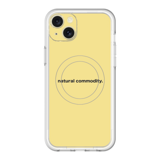 スリムプロテクションプレミアムケース with MagSafe［ NATURAL COMMODITY Yellow ］