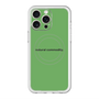 スリムプロテクションプレミアムケース with MagSafe［ NATURAL COMMODITY Green ］