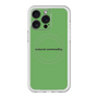スリムプロテクションプレミアムケース with MagSafe［ NATURAL COMMODITY Green ］