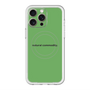 スリムプロテクションプレミアムケース with MagSafe［ NATURAL COMMODITY Green ］