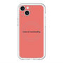 スリムプロテクションプレミアムケース with MagSafe［ NATURAL COMMODITY Red ］