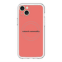 スリムプロテクションプレミアムケース with MagSafe［ NATURAL COMMODITY Red ］