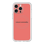 スリムプロテクションプレミアムケース with MagSafe［ NATURAL COMMODITY Red ］