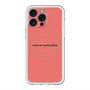 スリムプロテクションプレミアムケース with MagSafe［ NATURAL COMMODITY Red ］