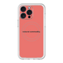 スリムプロテクションプレミアムケース with MagSafe［ NATURAL COMMODITY Red ］