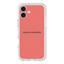 スリムプロテクションプレミアムケース with MagSafe［ NATURAL COMMODITY Red ］