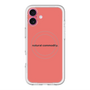 スリムプロテクションプレミアムケース with MagSafe［ NATURAL COMMODITY Red ］