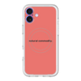 スリムプロテクションプレミアムケース with MagSafe［ NATURAL COMMODITY Red ］