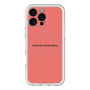 スリムプロテクションプレミアムケース with MagSafe［ NATURAL COMMODITY Red ］