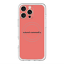 スリムプロテクションプレミアムケース with MagSafe［ NATURAL COMMODITY Red ］