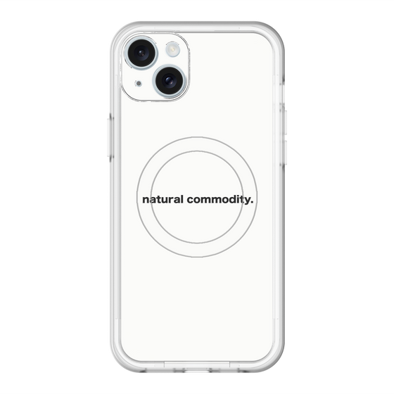 スリムプロテクションプレミアムケース with MagSafe［ NATURAL COMMODITY White ］