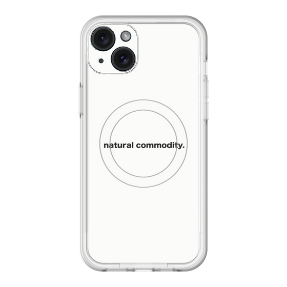 スリムプロテクションプレミアムケース with MagSafe［ NATURAL COMMODITY White ］