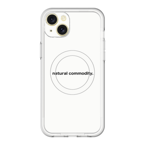 スリムプロテクションプレミアムケース with MagSafe［ NATURAL COMMODITY White ］