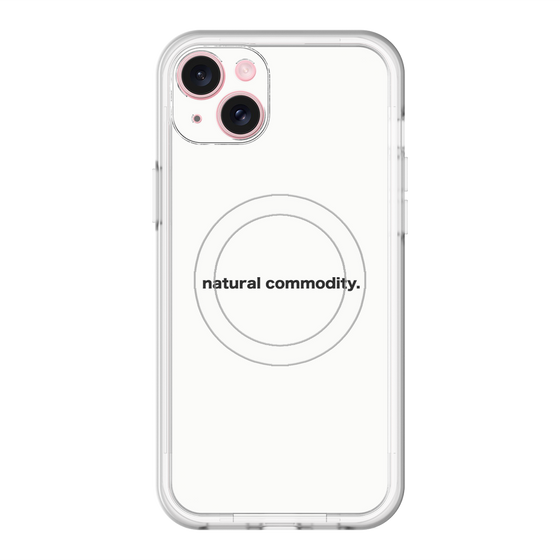スリムプロテクションプレミアムケース with MagSafe［ NATURAL COMMODITY White ］